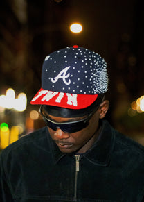 &#39;Twin&#39; Atlanta Braves Hat